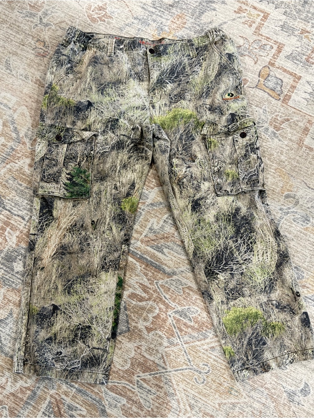 Mossy Oak Camouflage Cargo Pants - Green, Brown, Tan, Black